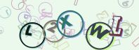 This is a captcha-picture. It is used to prevent mass-access by robots. (see: www.captcha.net)
